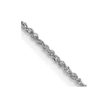 Load image into Gallery viewer, 14K White Gold 1.1mm Ropa Chain

