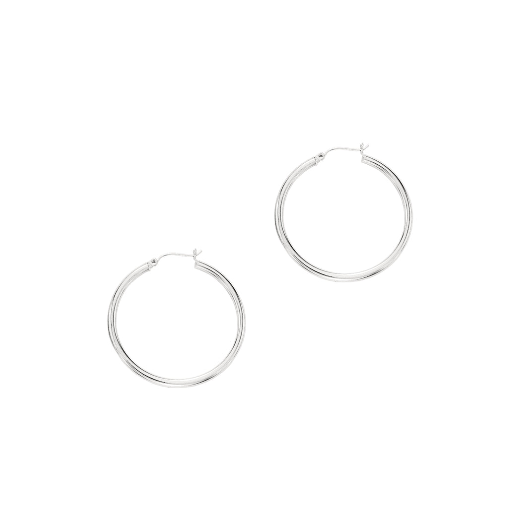 14K Gold 3mm Hoop Earring