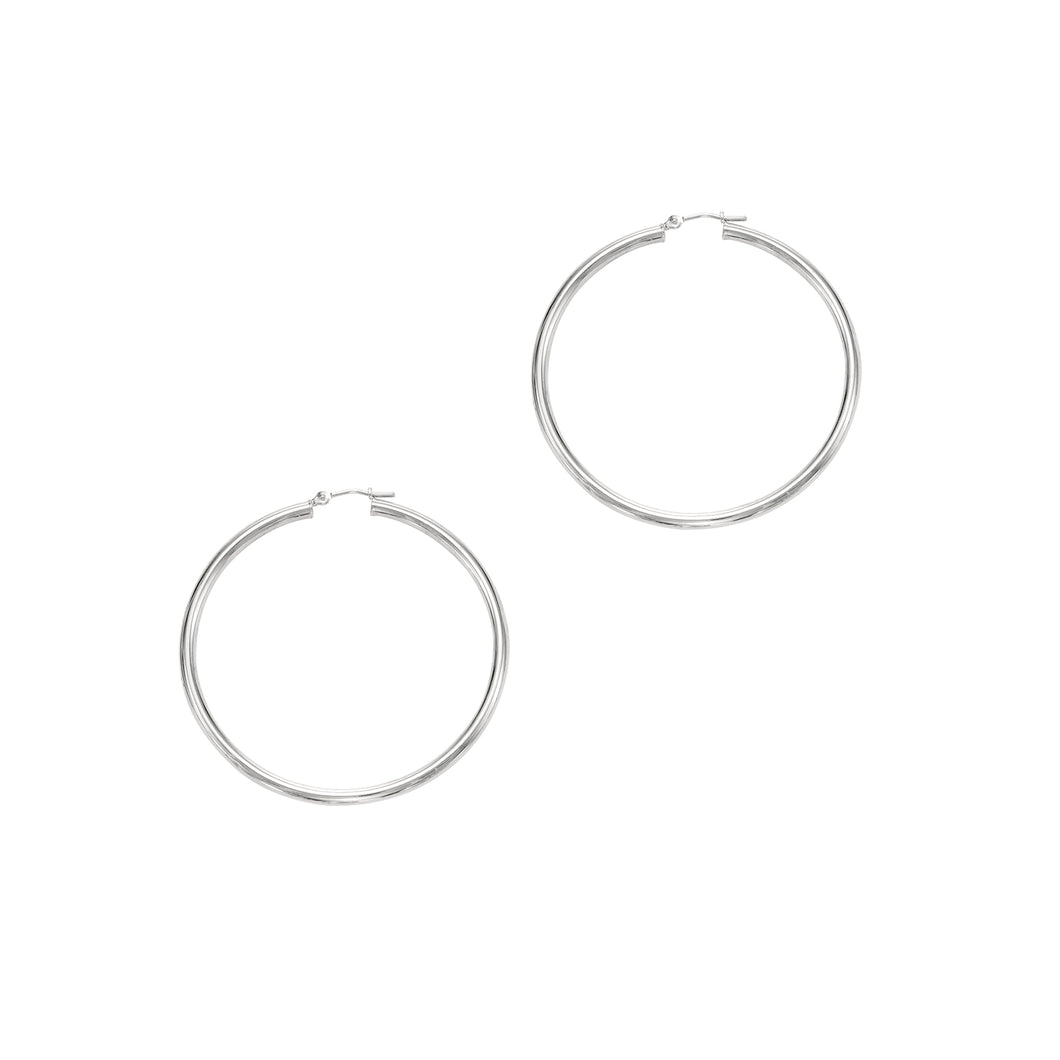 14K Gold 3mm Hoop Earring