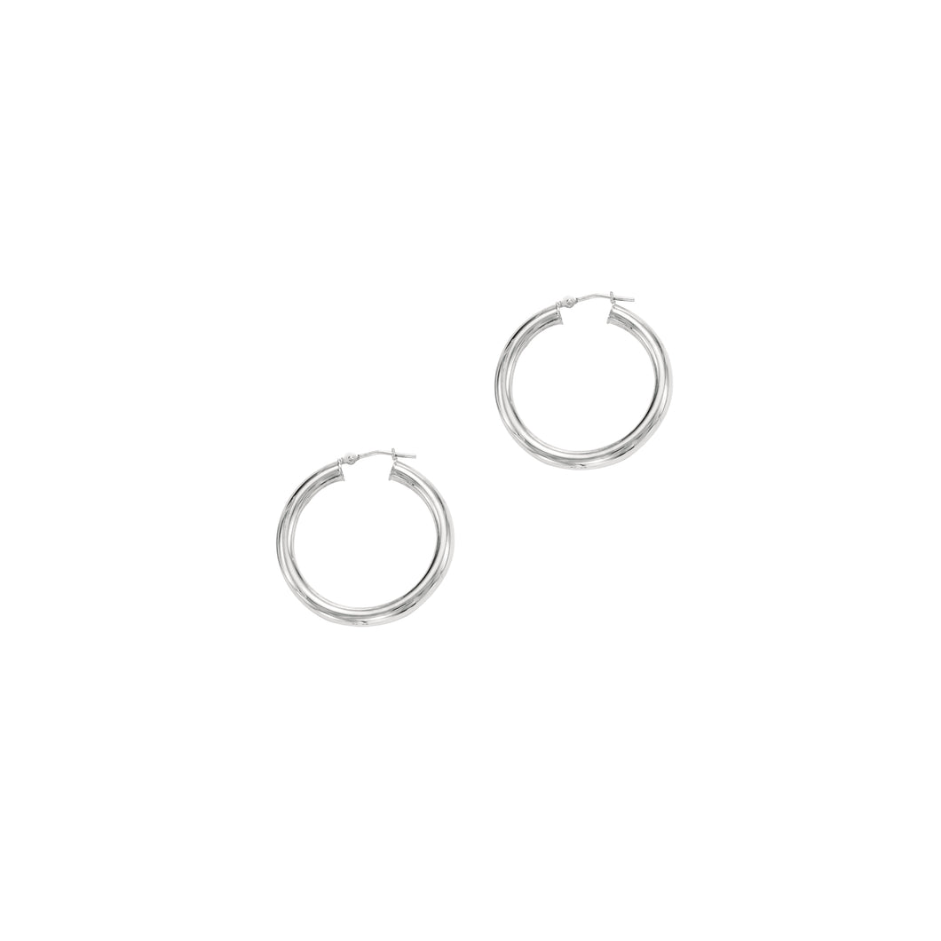 14K Gold 4mm Hoop Earring