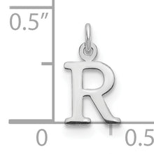 Load image into Gallery viewer, 14kw Cutout Letter R Initial Pendant
