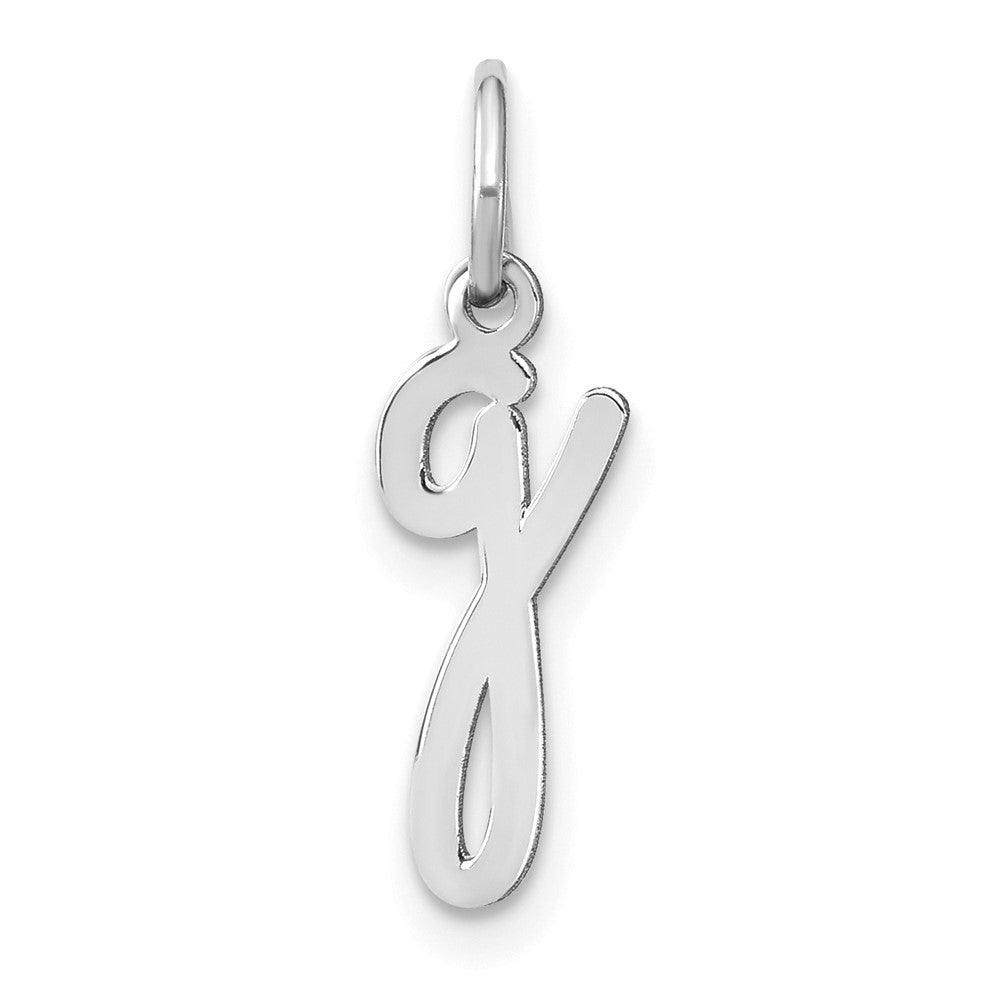 14KW Lower case Letter G Initial Charm