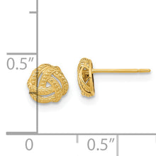 Load image into Gallery viewer, 14K Polished Love Knot Post Earrings
