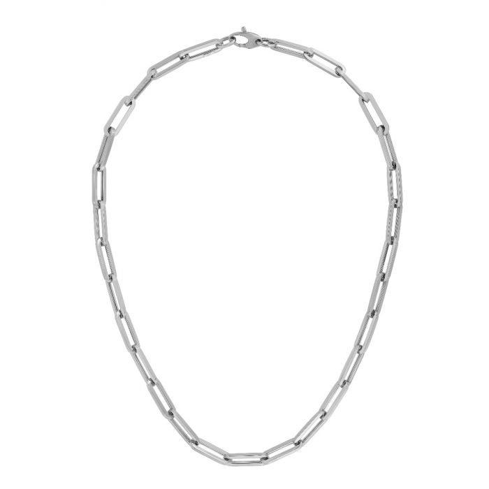 14K Gold 6.1mm Paperclip Chain